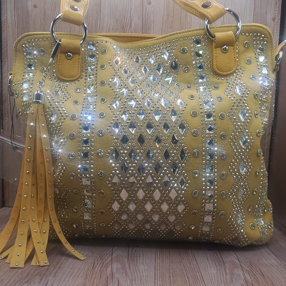 Bedazzled Tall Tote